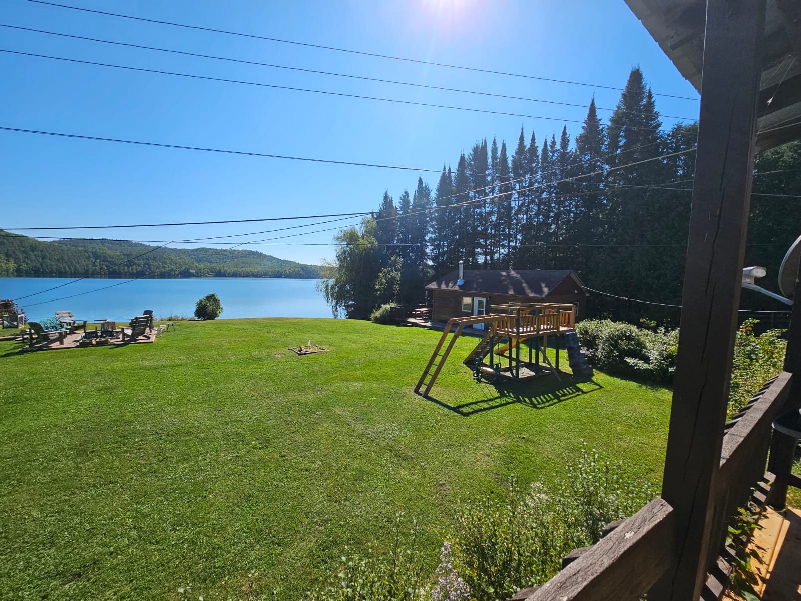 Domaine Aura, a family-owned lakeside retreat in Gracefield, Quebec, offering cozy cottages inspired by nature for relaxation, adventure, and family bonding.